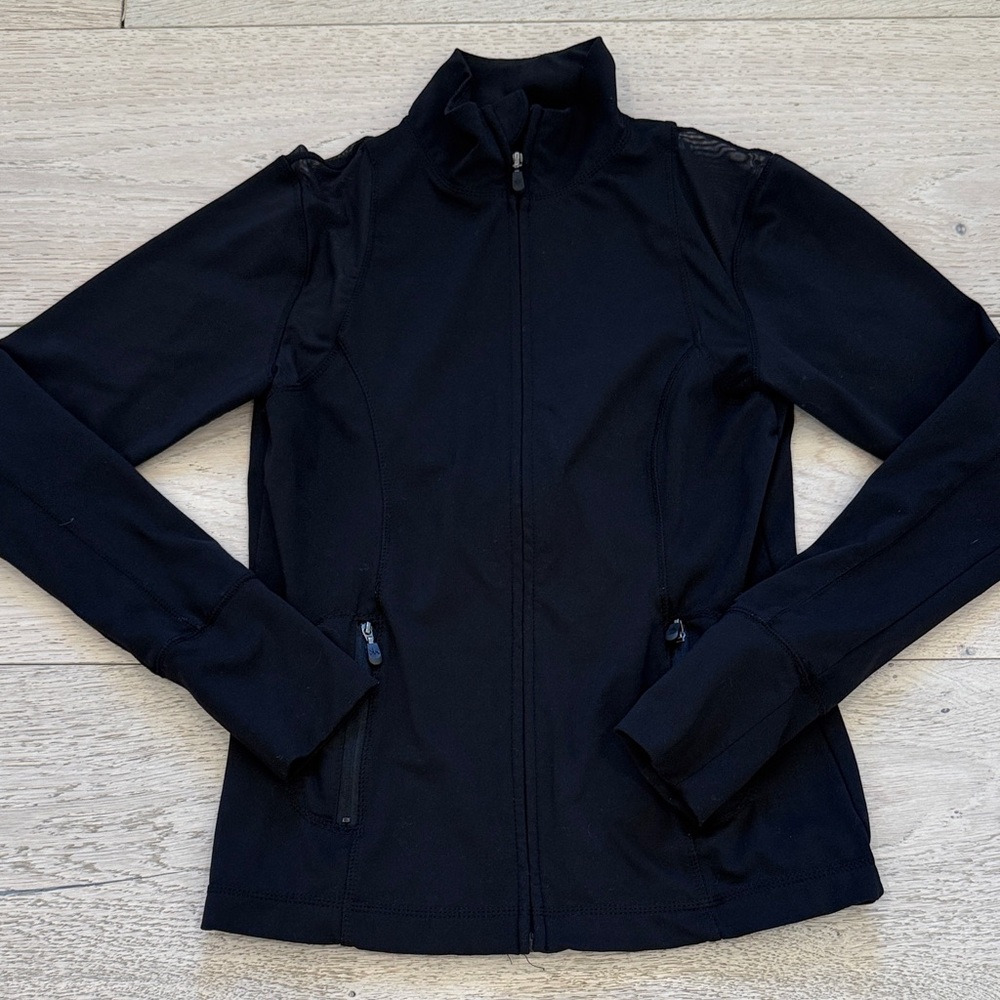 Kyodan Mesh Full-Zip Track Jacket in Black Size Small